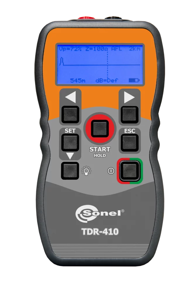 TDR-410 Reflectometer | Location of cords and cables, fault detection |  Devices | | Sonel S.A.